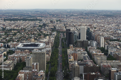 Cityscape skyline view of Madrid © karrastock