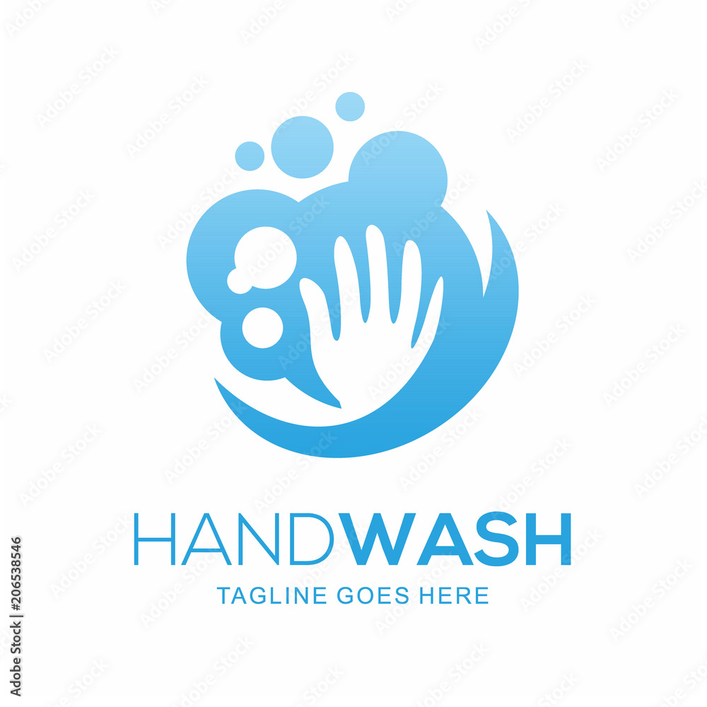 Hand Wash Logo | Wash logo, ? logo, Wash