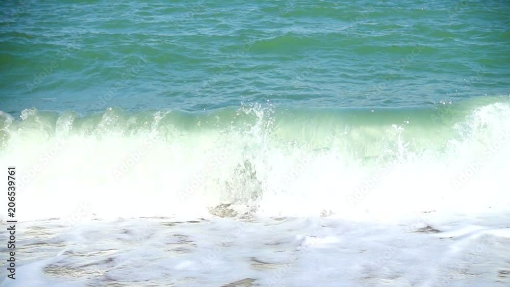 Sea wave. Slow motion. Sea wave. Slow motion.
