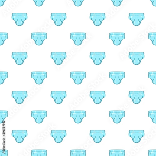 Diaper pattern. Cartoon illustration of diaper vector pattern for web