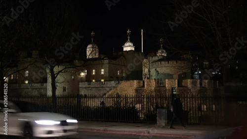 Tower of London at Night at night