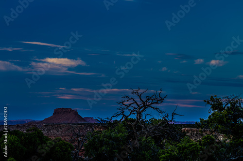 I captured this sunset image at the Golden Stairs Viewpoint and Camping area in the remote Maze area of the Canyonlands National Park in Utah.