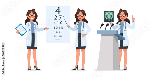 Set of Doctor character design. no15