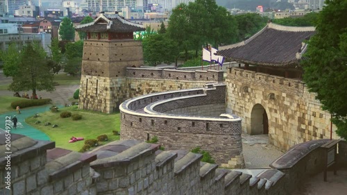 Hwaseong is a fortress of the Joseon Dynasty that surrounds the centre of Suwon City,South Korea.