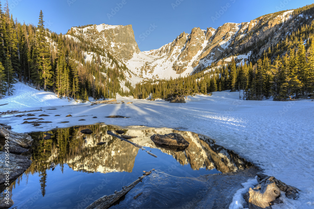 Dream Lake Spring Thaw