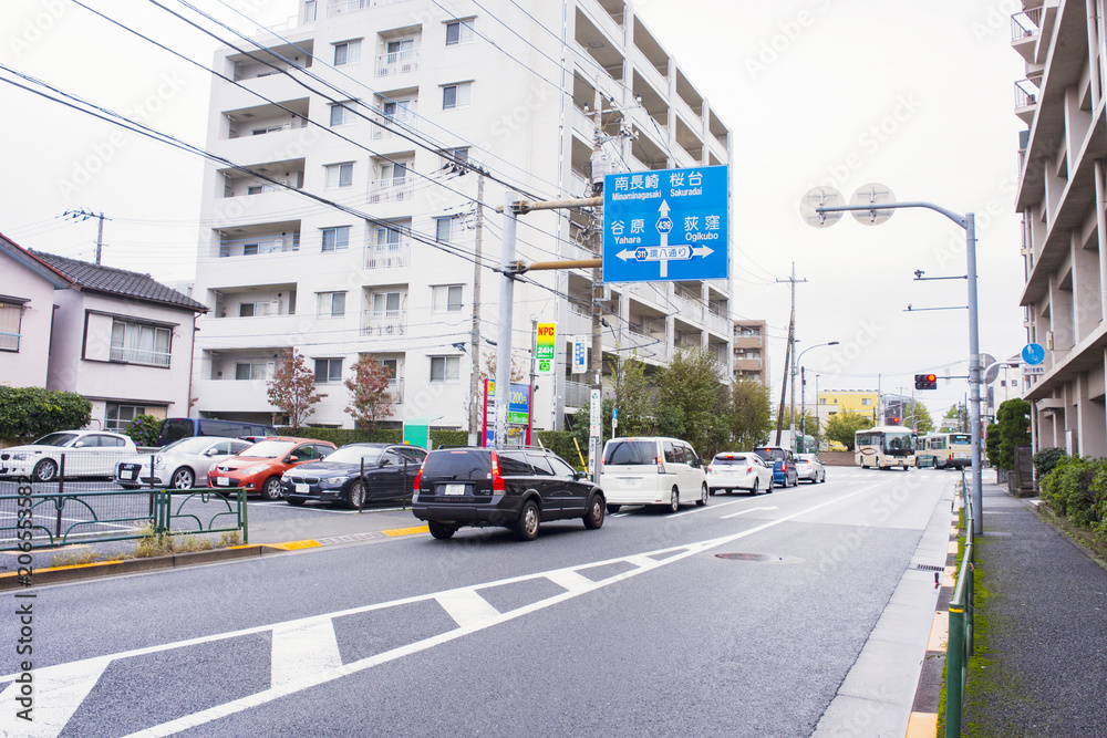 新青梅街道(井荻周辺）