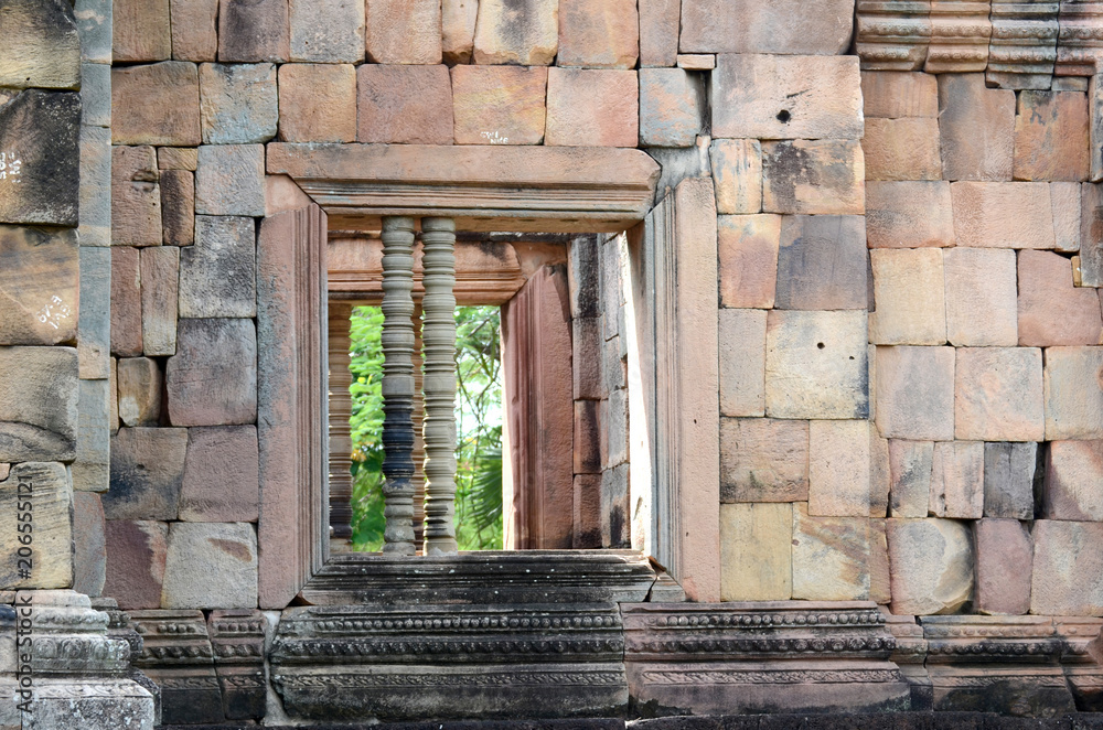 Religious Park Age of creation thousands of years.Buriram Province - Thailand.