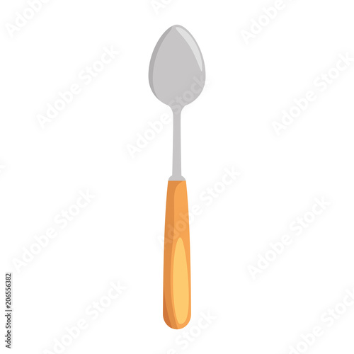 spoon cutlery tool icon vector illustration design