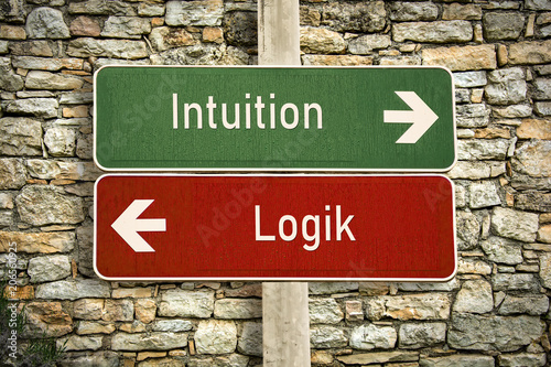 Schild 316 - Intuition