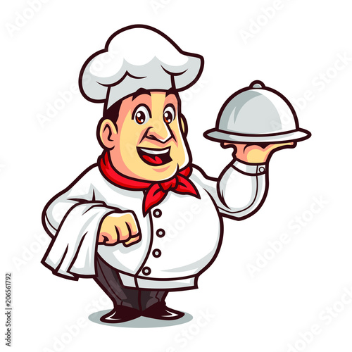 Chef Mascot Design Vector
