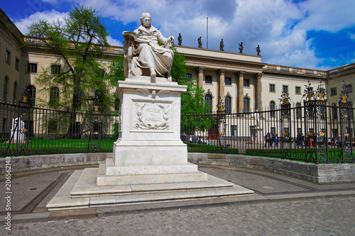 Humboldt statue at Humboldt University in Berlin