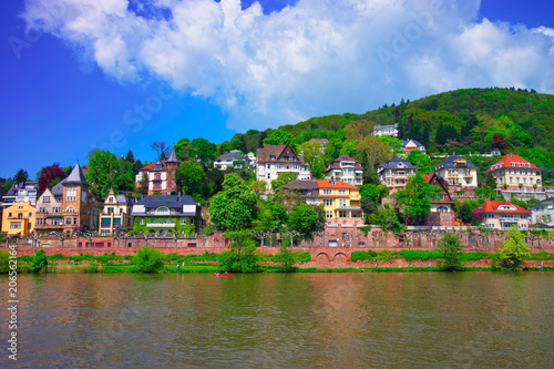 Neckar river in Heidelberg