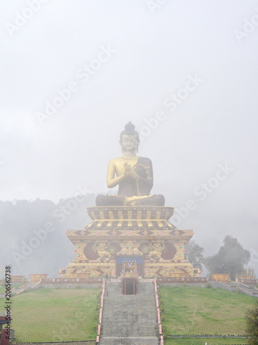 Buddha Park of Ravangla City, Sikkim State in India, 15th April, 2013 photo