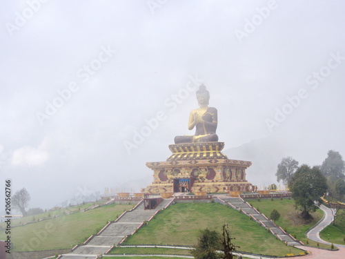 Buddha Park of Ravangla City, Sikkim State in India, 15th April, 2013 photo
