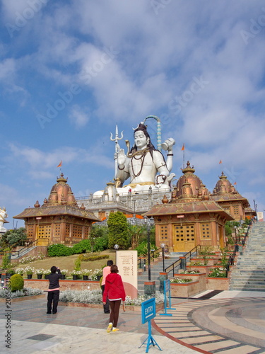 Ramayana Hindu God statue in Namchi City, Sikkim State in India, 15th April, 2013 photo