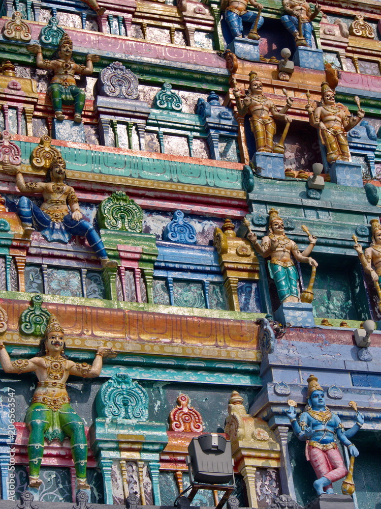 Hindu Temple in Namchi City, Sikkim State in India, 15th April, 2013