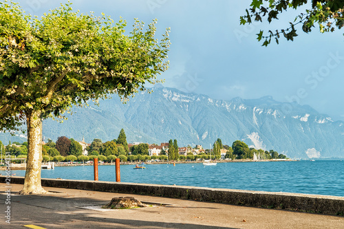 Promenade at Geneva Lake summerVevey