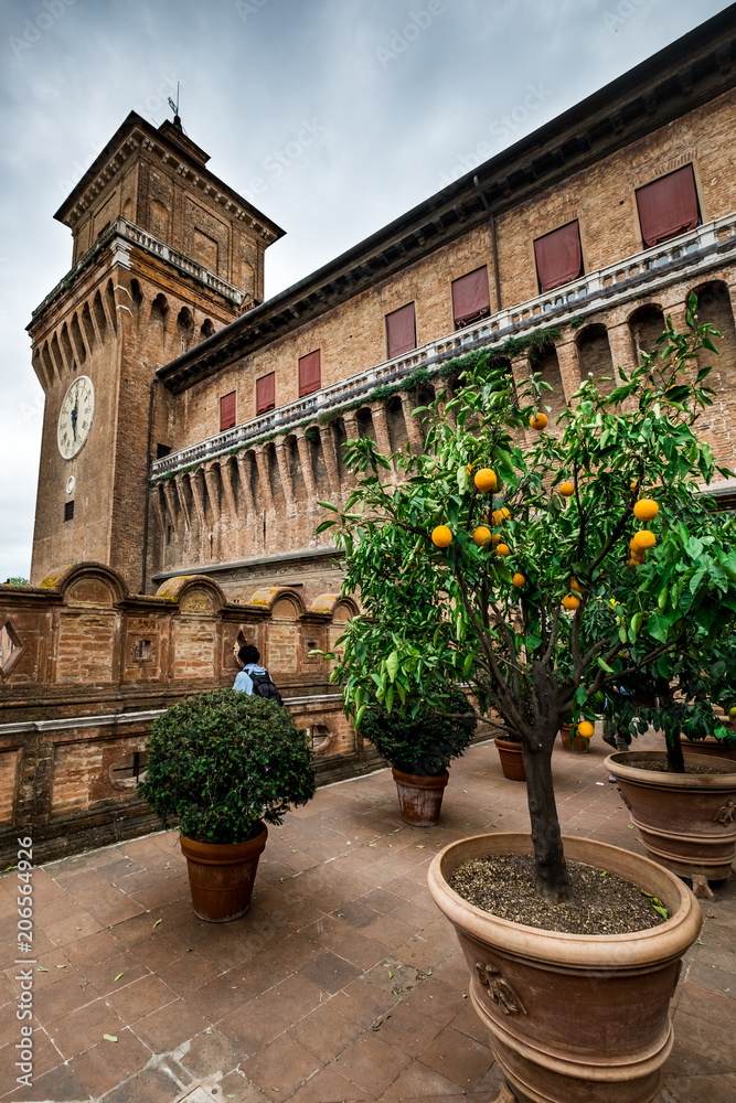 Fototapeta premium Ferrara, Emilia-Romagna, Italy - Castello (Castle) Estense