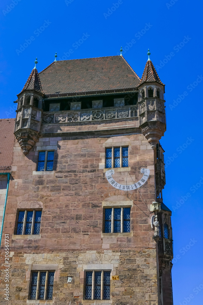 Nassauer Haus, the house Nassauer, Nuremberg, Middle Franconia, Bavaria, Germany, Europe