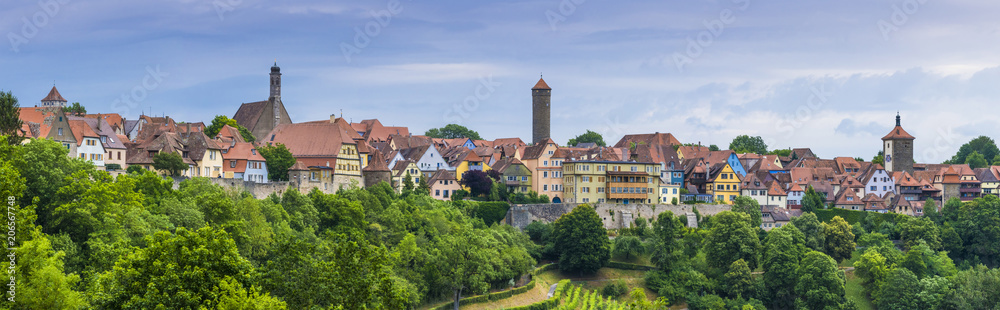 Views of Rothenburg ob der Tauber, Bavaria, Germany, Europe