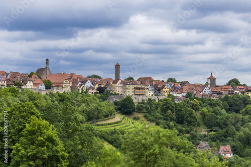 Views of Rothenburg ob der Tauber, Bavaria, Germany, Europe