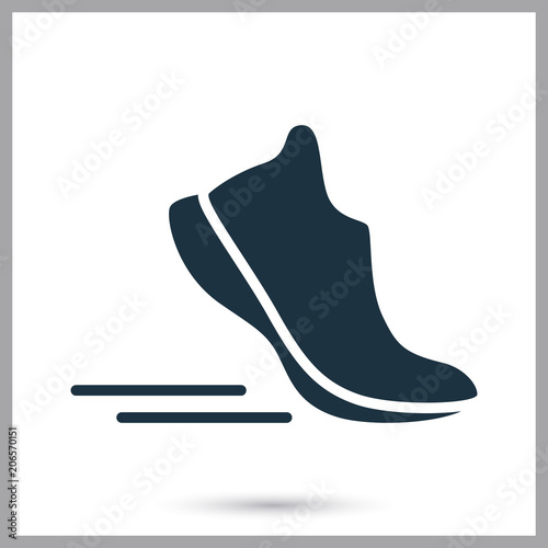 Sport sneaker simple icon