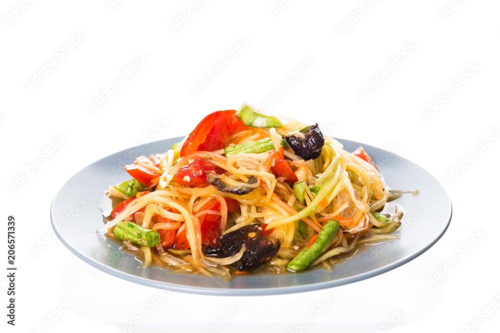 Papaya salad or what we called 