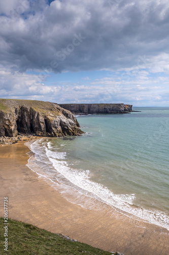 Coastline Stackpole Head Pembroke Pembrokeshire Wales © welshpix