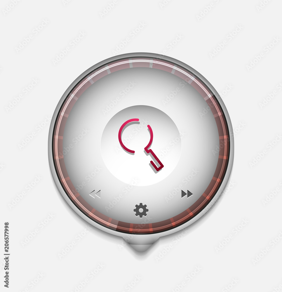 Search magnifyier web button, magnify icon. Modern magnifying glass sign, web site design or mobile app Search magnifyier web button, magnify icon. Modern magnifying glass sign, web site design or mobile app