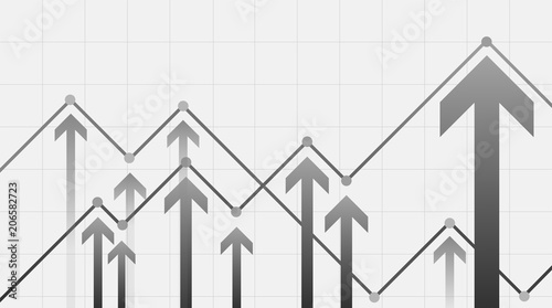 Financial Arrow Graph