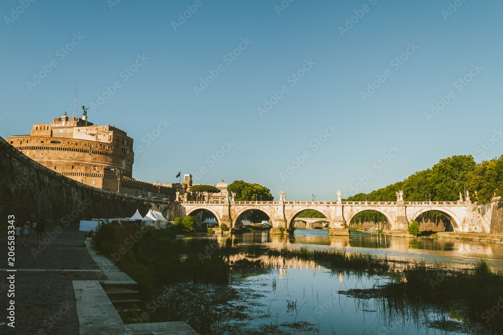 Bridge by the Castello di Sant'Angelo in Rome