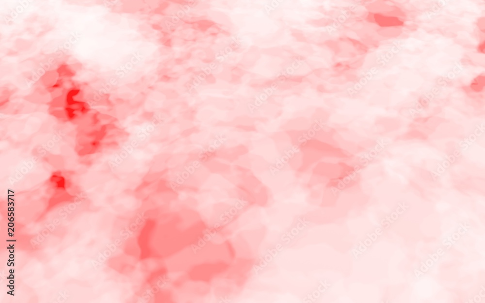 Background of abstract white color smoke isolated on red color background. The wall of white fog