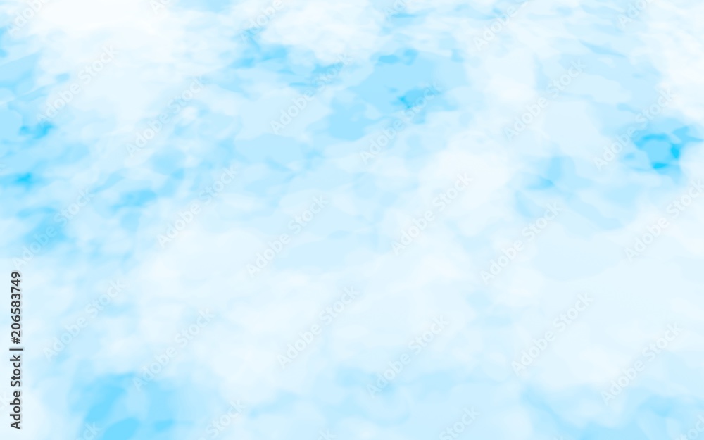 Background of abstract white color smoke isolated on blue color background. The wall of white fog