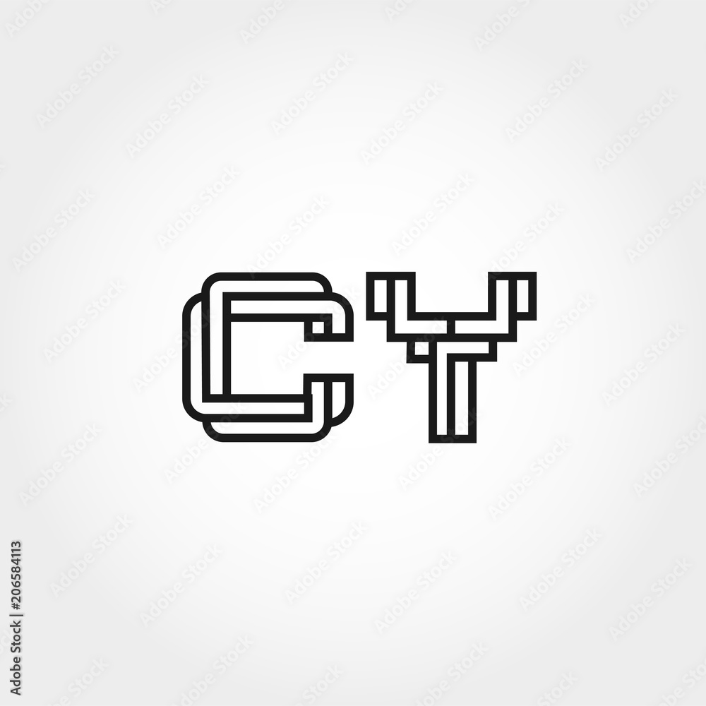 Initial Letter CY Logo Template Design Initial Letter CY Logo Template Design