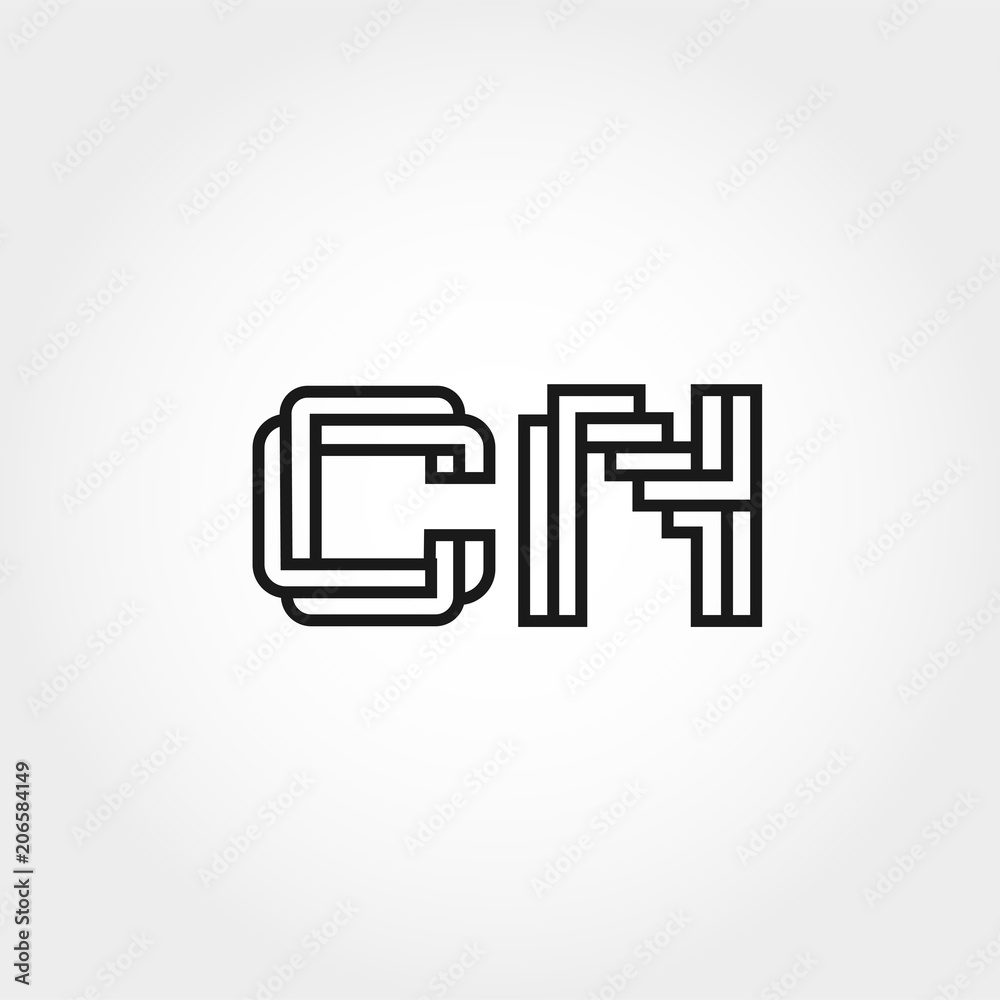 Initial Letter CN Logo Template Design Initial Letter CN Logo Template Design