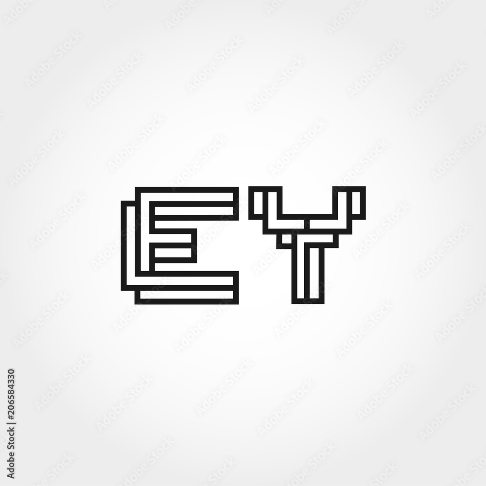 Initial Letter EY Logo Template Design Initial Letter EY Logo Template Design