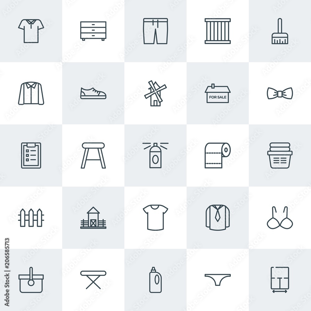 Modern Simple Set of clothes, buildings, housekeeping Vector outline Icons. Contains such Icons as home, household, bra, background and more on white background. Fully Editable. Pixel Perfect. Modern Simple Set of clothes, buildings, housekeeping Vector outline Icons. Contains such Icons as home, household, bra, background and more on white background. Fully Editable. Pixel Perfect.