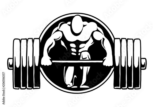 bodybuilding logo fitness gym, vector, logo, design