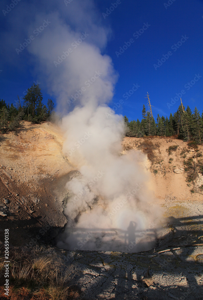 Mud Volcano and Sulphur Caldron, Yellowstone NP, USA 