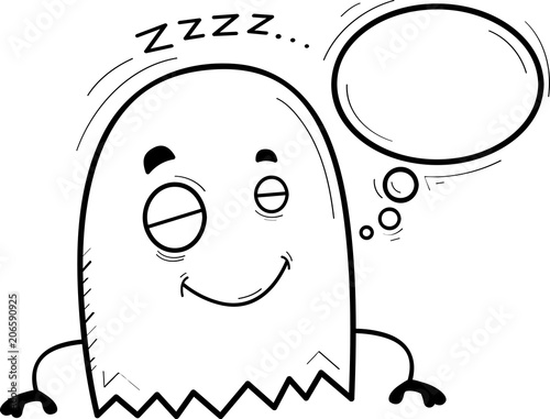 Cartoon Ghost Dreaming