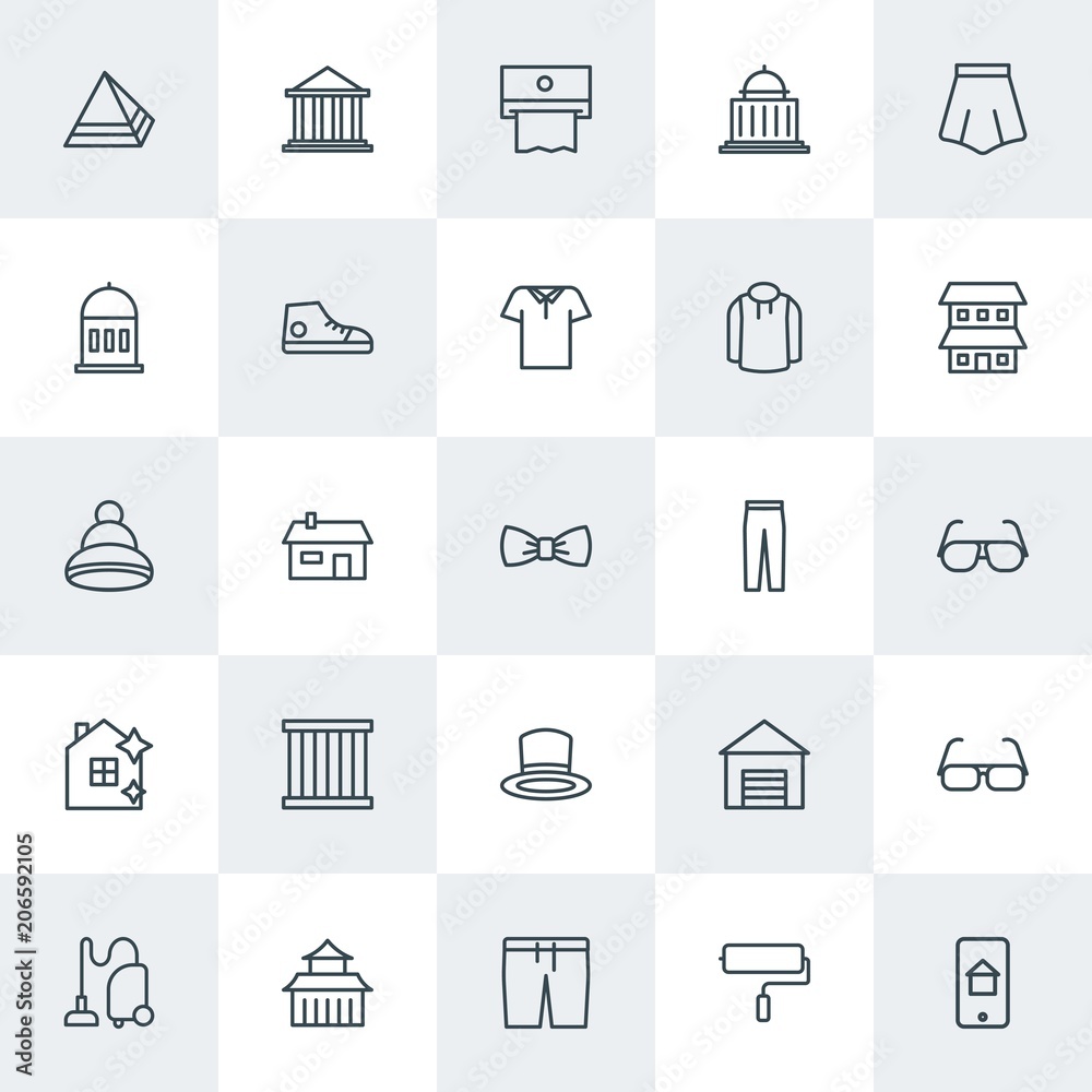 Modern Simple Set of clothes, buildings, housekeeping Vector outline Icons. Contains such Icons as cleaner, napkin, justice, landscape and more on white background. Fully Editable. Pixel Perfect. Modern Simple Set of clothes, buildings, housekeeping Vector outline Icons. Contains such Icons as cleaner, napkin, justice, landscape and more on white background. Fully Editable. Pixel Perfect.