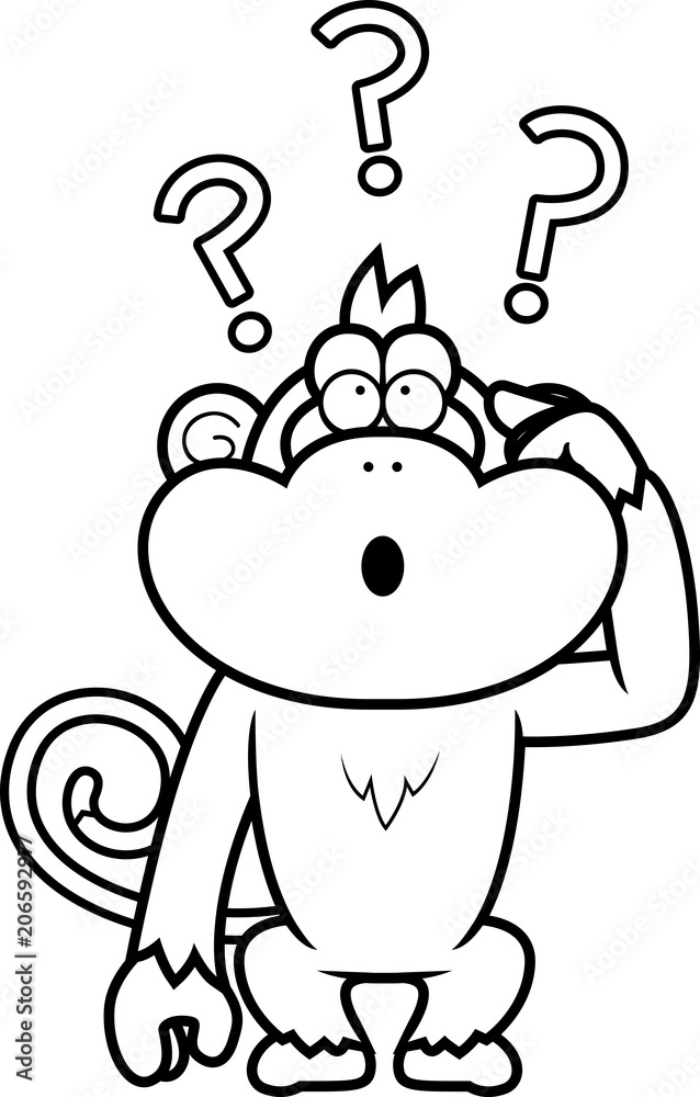 Cartoon Stupid Monkey Cartoon Stupid Monkey