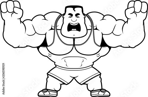 Cartoon Trainer Angry