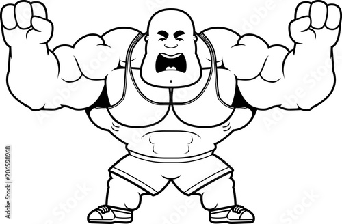 Cartoon Trainer Angry