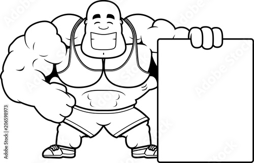 Cartoon Trainer Sign