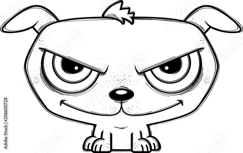 Sinister Little Cartoon Dog