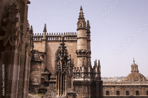 Obraz na płótnie torres catedral gotica w salonie