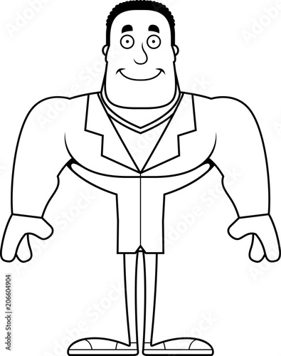 Cartoon Smiling Doctor