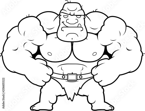 Cartoon Ogre Confident