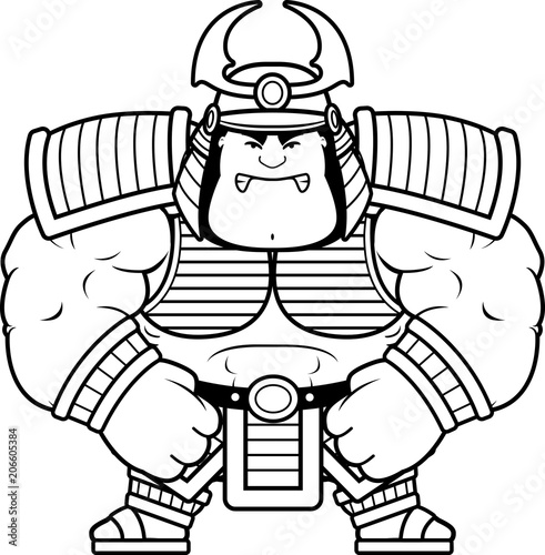 Cartoon Samurai Mad